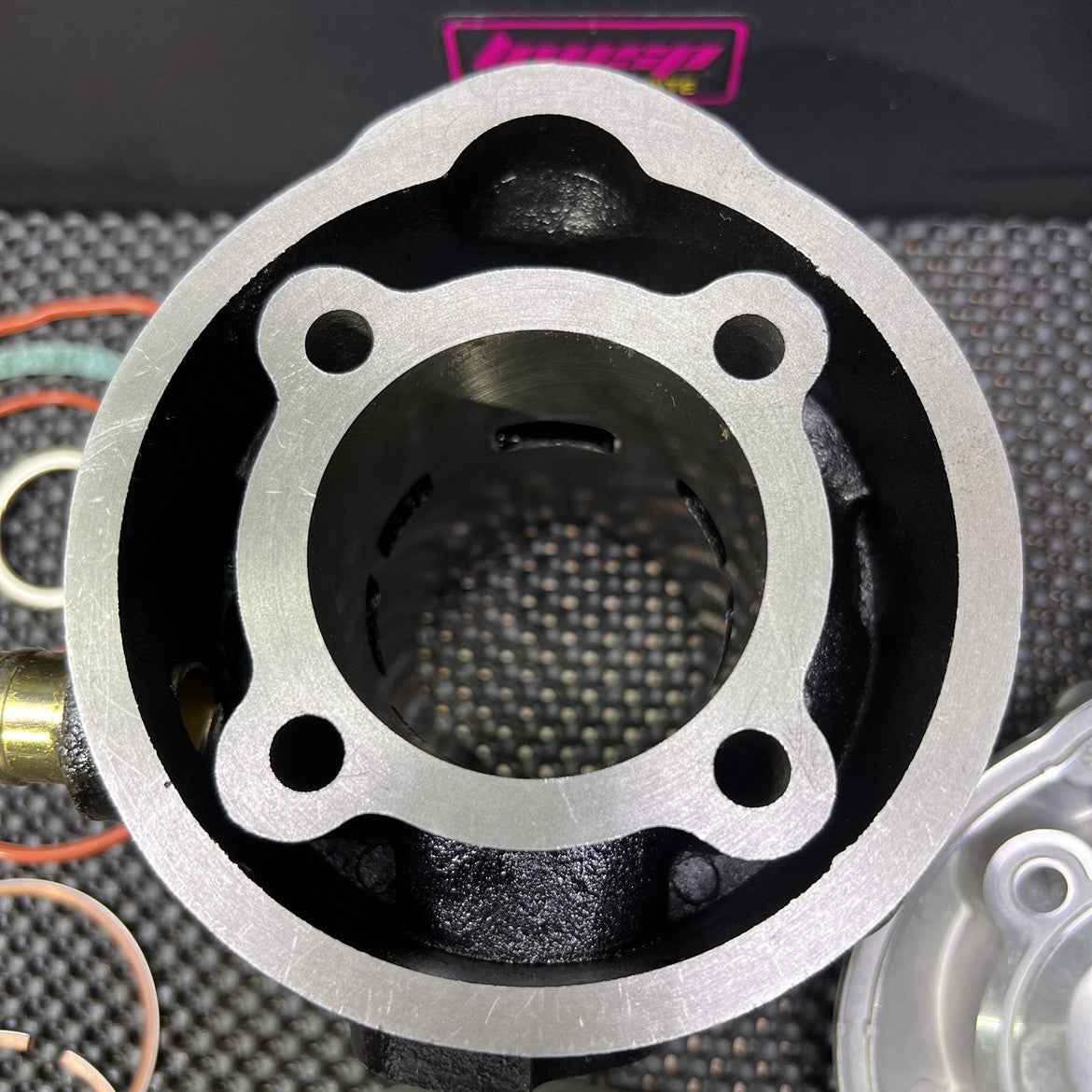 Cylinder set 54mm for Jog90 3WF Jog50 3KJ water cooling 110cc big bore kit - 6