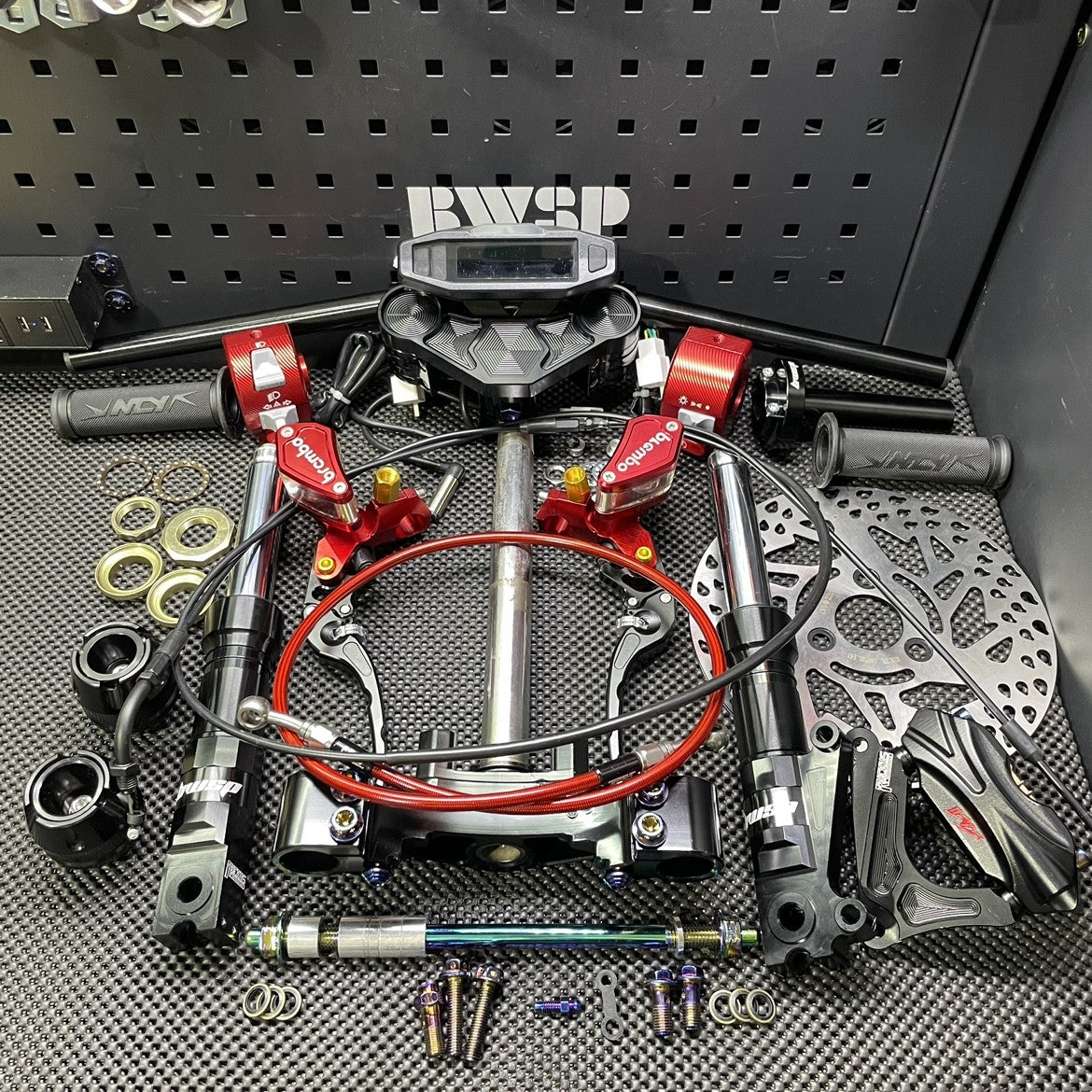Handlebar swap kit for Ruckus