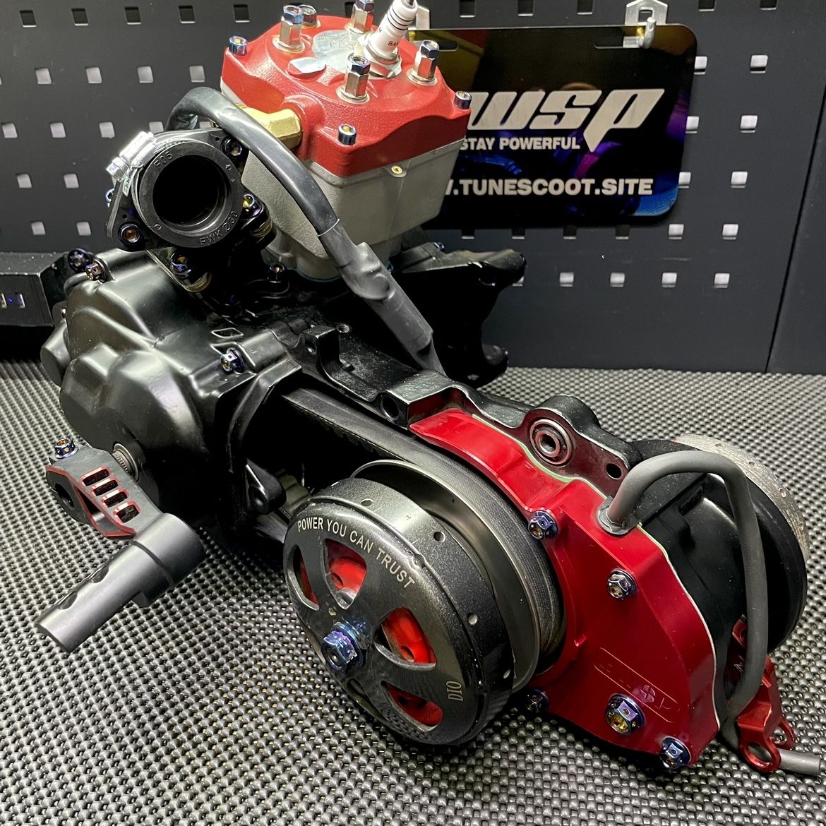 Engine Dio50 125cc - 130cc "Stone" with ceramic water cooling cylinder - 4
