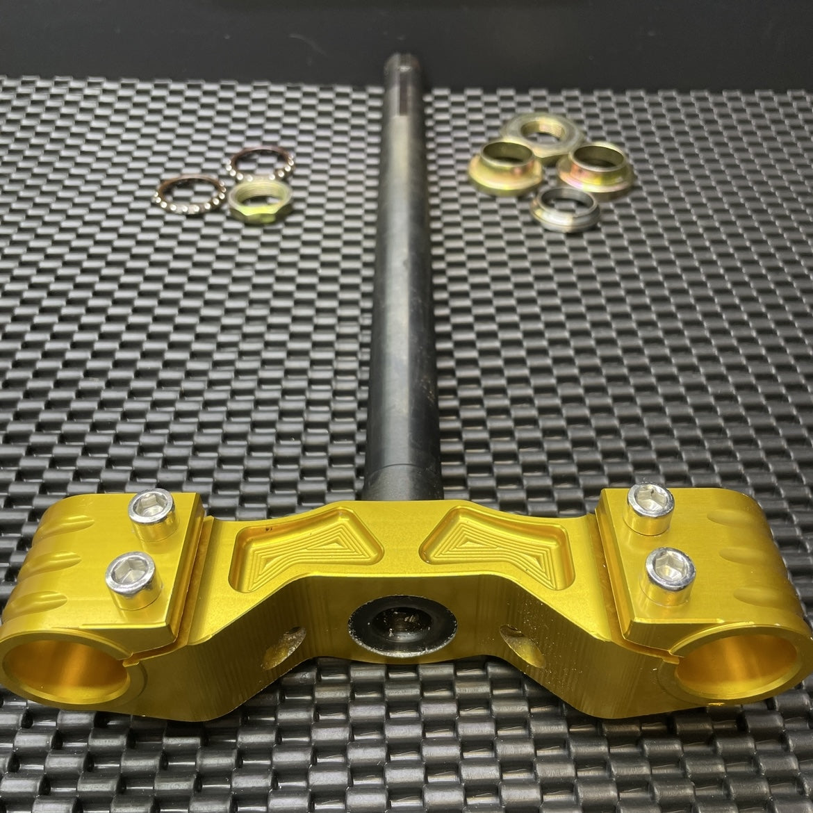 Steering stem for Tact af24 triple tree