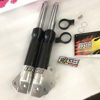 Front forks for Jog50 Jog90 JISO carbon color