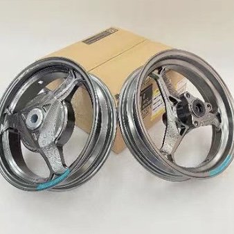 MFZ rims for Yamaha JOG90 billet wheels set