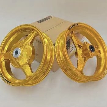 MFZ rims for Yamaha JOG90 billet wheels set