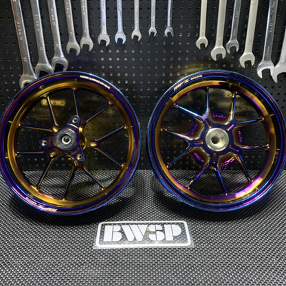 MFZ rims for DIO50 billet wheels set