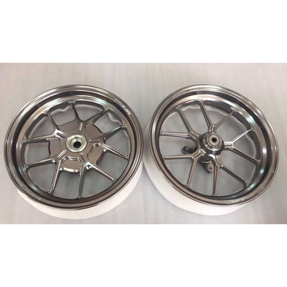 MFZ rims for DIO50 billet wheels set