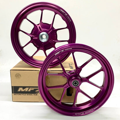 MFZ rims for DIO50 billet wheels set