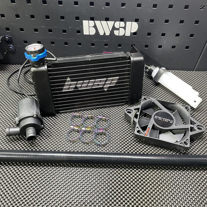 Water cooling kit for Honda Ruckus complete with radiator - 2