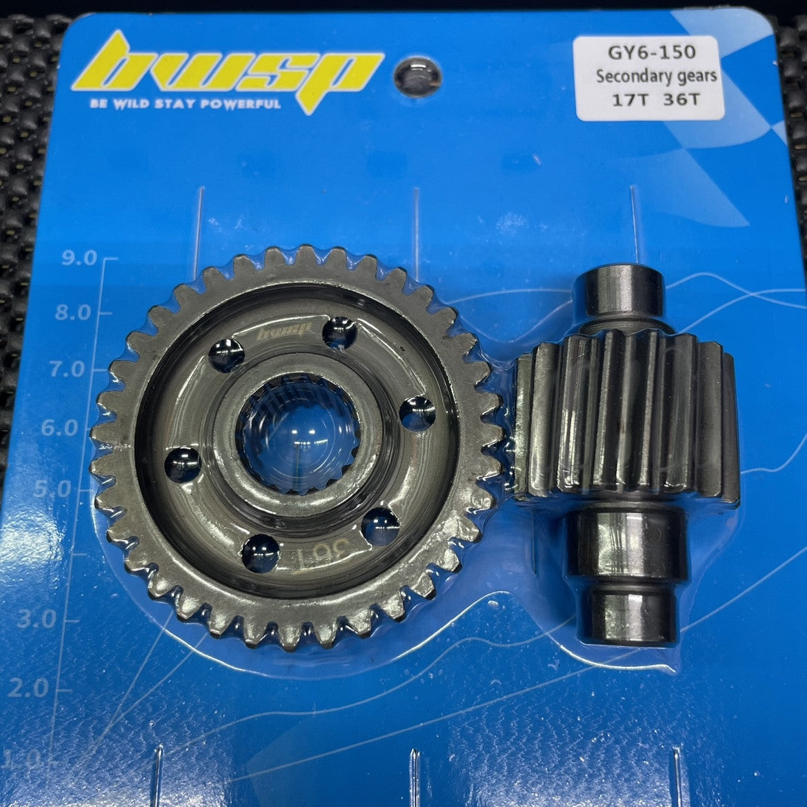 Secondary gears 17/36T Gy6-150 Ruckus 157qmb bwsp - 2