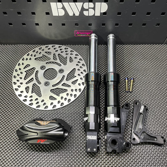 Ruckus low down 220mm front forks disk brake set