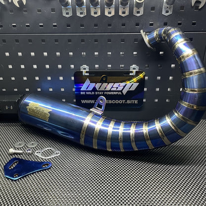 Dio50 titanium alloy exhaust pipe Tfc muffler - 3