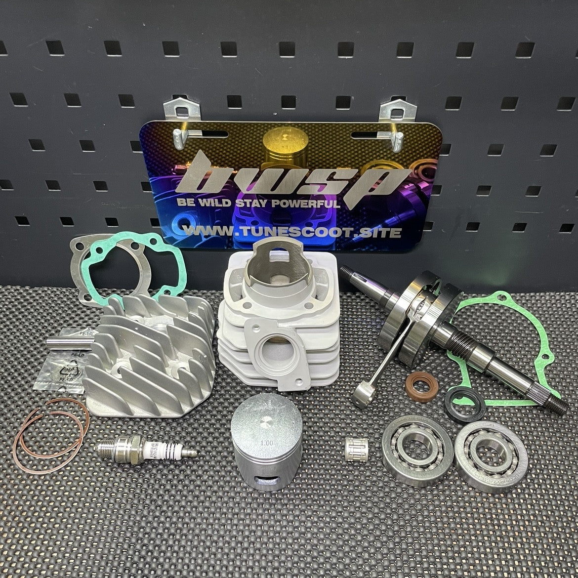 Big bore kit 90cc Dio50 with air cooling ceramic cylinder