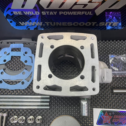 Dio50 ceramic 56mm cylinder kit water cooling Taida - 8