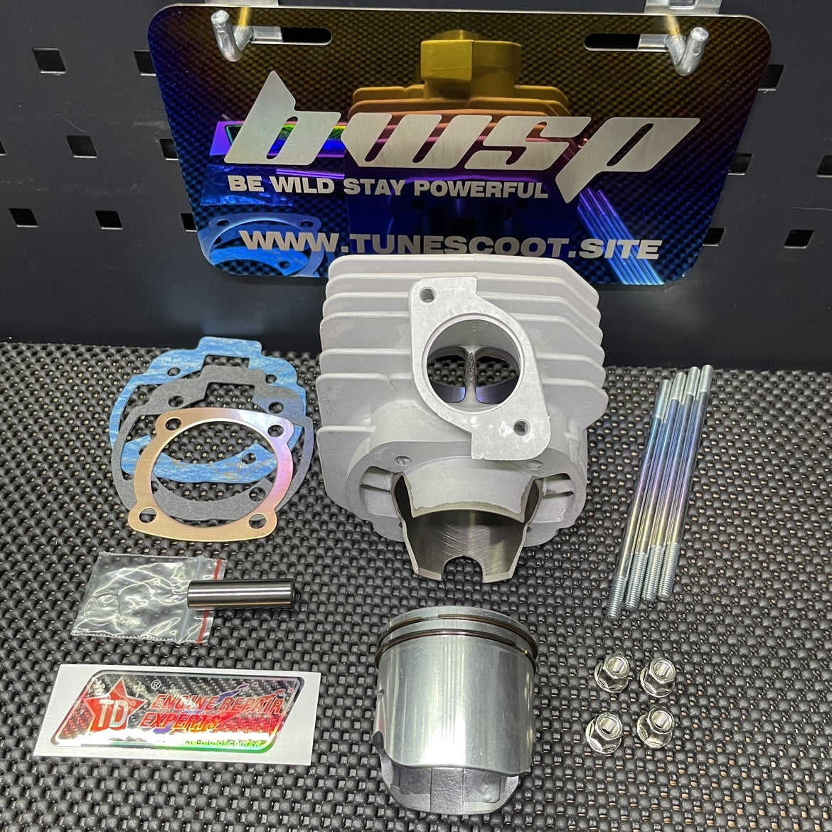 Cylinder kit 56mm ceramic Dio50 Taida - 2