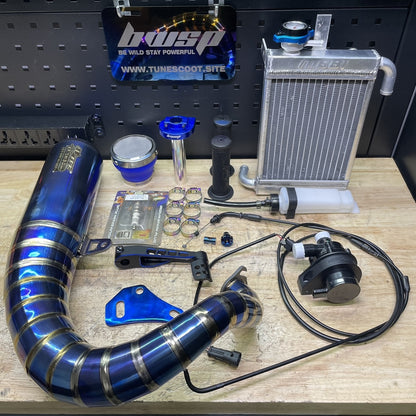 Dio50 billet engine kit 125cc water cooling Bwsp "Titanium bullet" series - 20