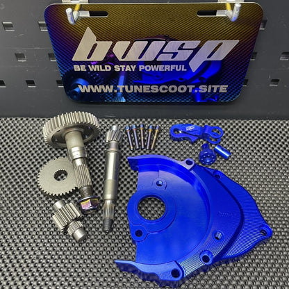 Gears box lid for Dio50 Af18 and CNC CASES tarnsmission with modified secondary gears - 13