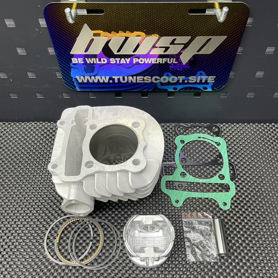 Ceramic cylinder kit 58.5mm for Ruckus Gy6-150 - 2