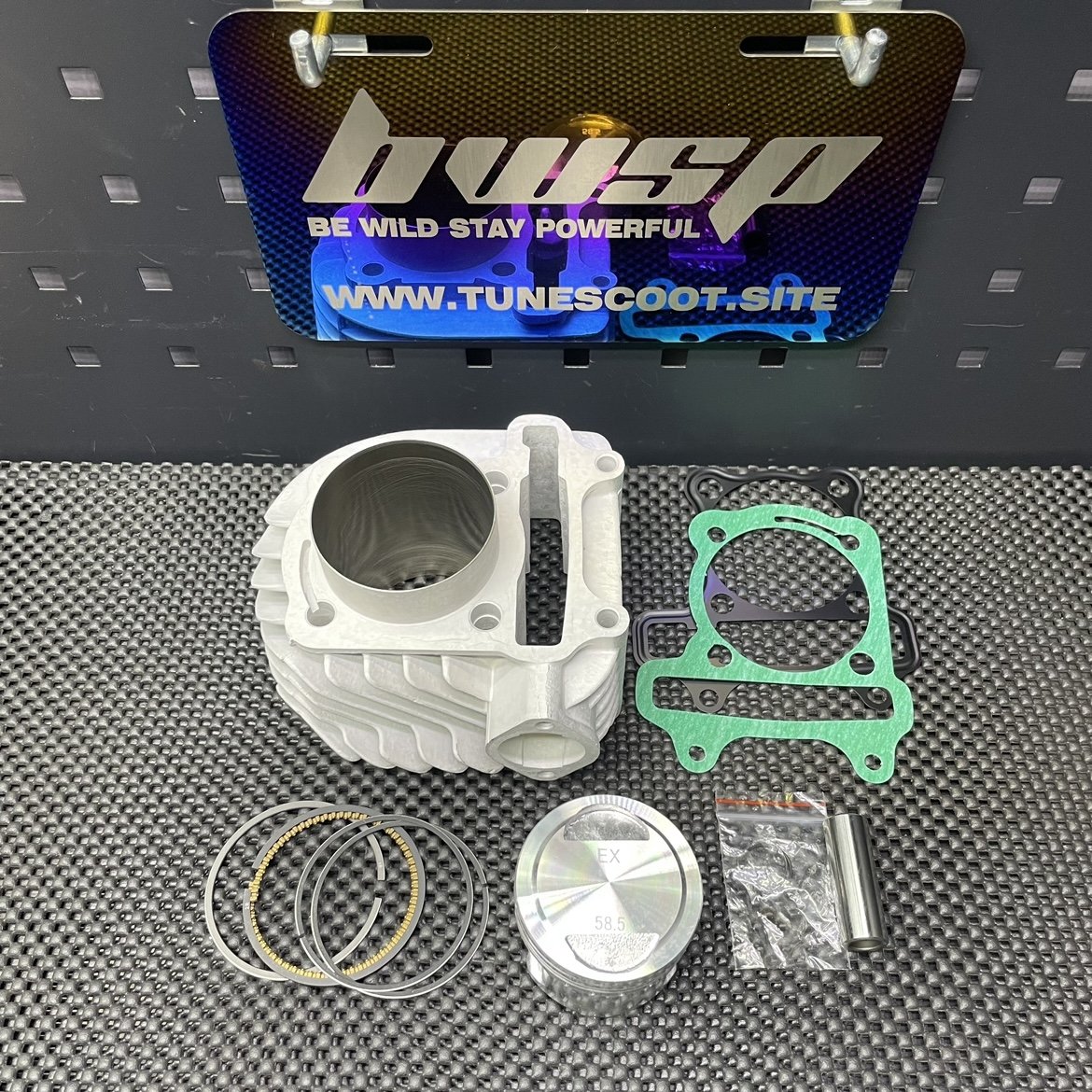 Ceramic cylinder kit 58.5mm for Ruckus Gy6-150