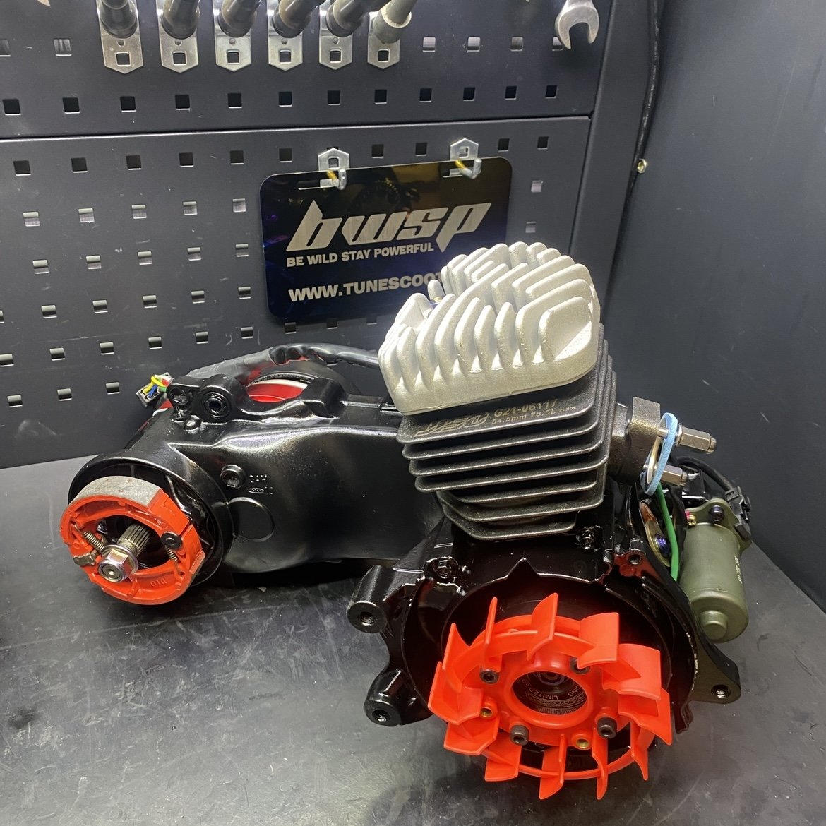 Engine 125cc Dio Af18 Bwsp with electric starter "Peregrine" - 7