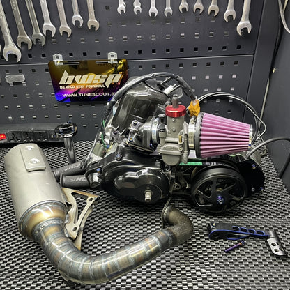 Engine kit 90cc Dio50 Af18 with exhaust system plug and play