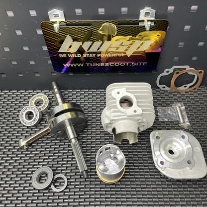 Jog90 105cc big bore kit with ceramic cylinder 54mm and crankshaft 44mm