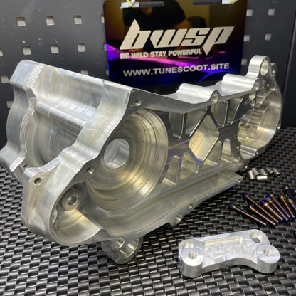 Dio50 132-160cc billet engine case BWSP cnc parts