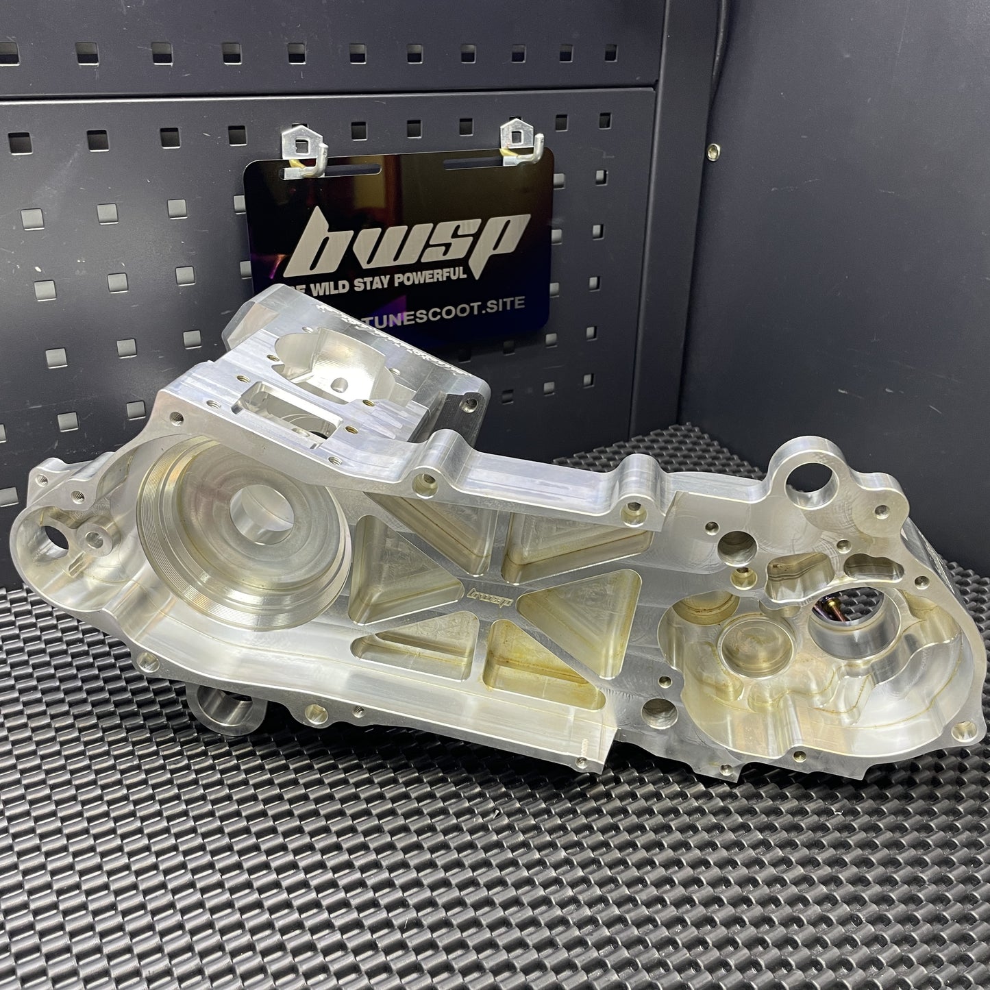 Dio50 125cc billet engine case BWSP cnc parts