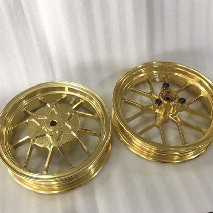 Jog50 billet rims Jiso 10 inch light weight wheels set - 2