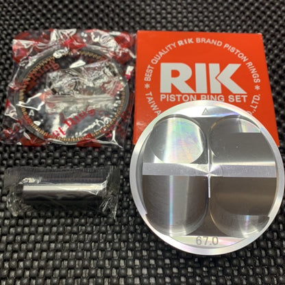 FJN piston kit 67mm for Bws125 Zuma125 Cygnus125 - 2