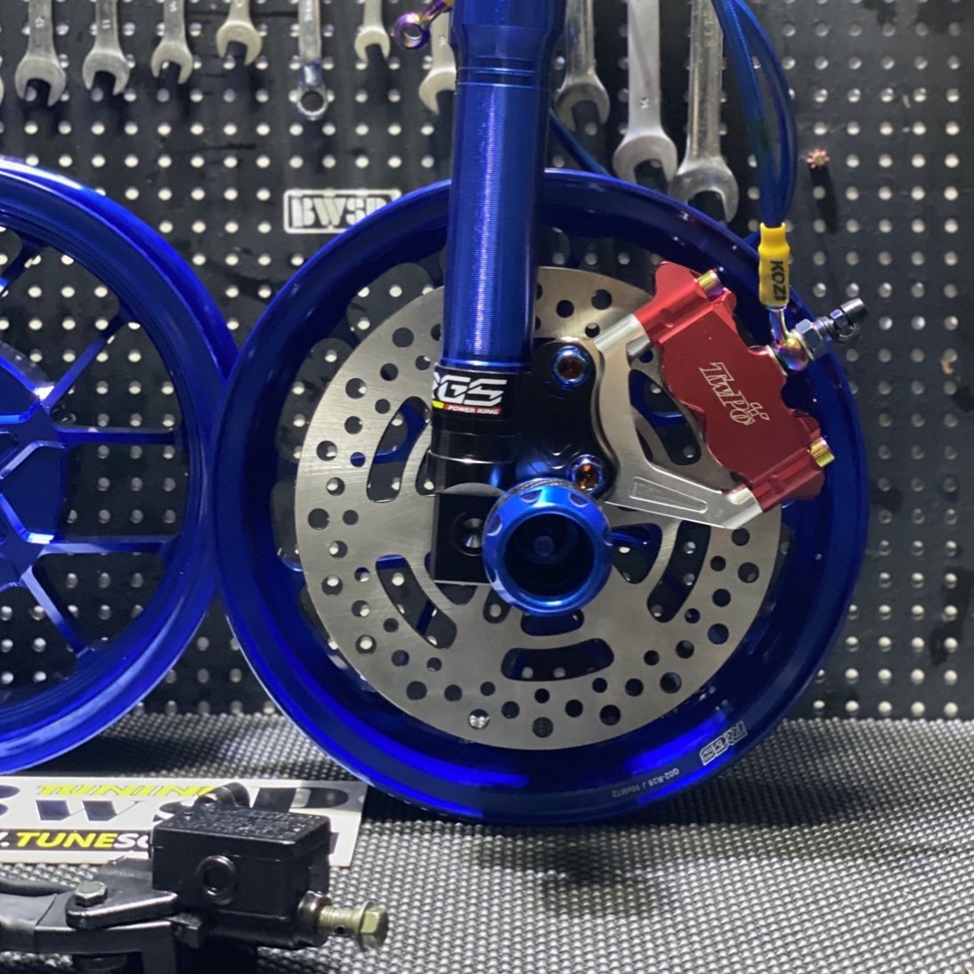 Wheels set for Jog90 Jog50 with front brake swap kit - 6