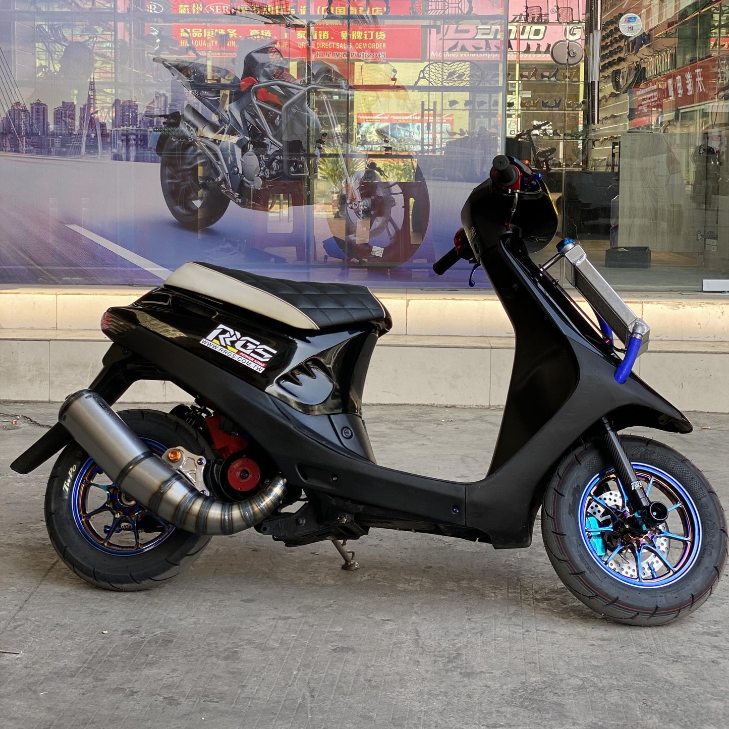 Scooter Honda Dio50 Af18 125cc water cooling Bwsp black edition - 2