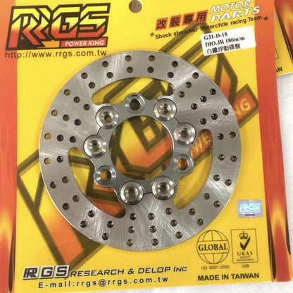 Brake disk 180mm for Dio50 Rrgs Jiso - 6