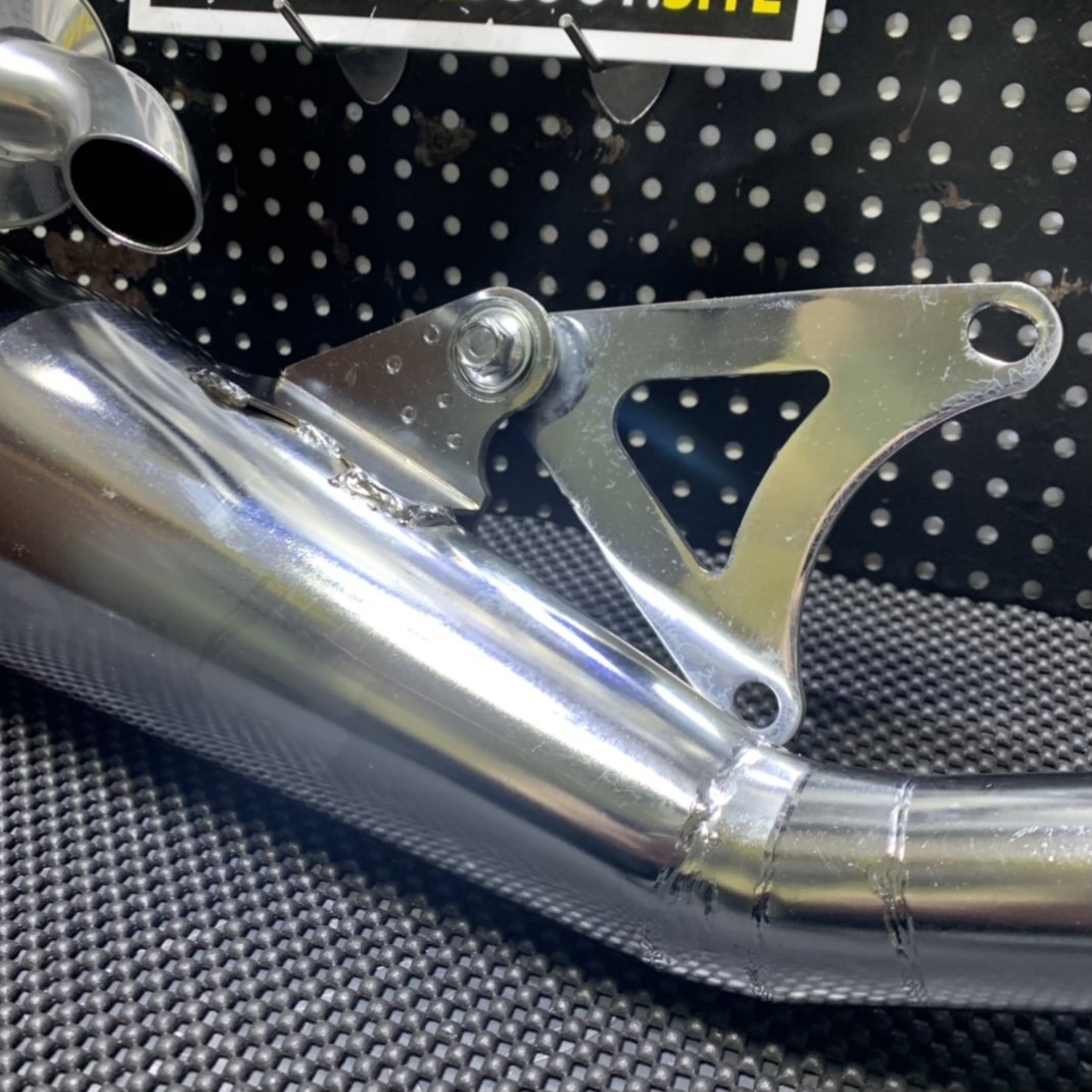 Exhaust pipe for Yamaha Jog90 Jog50 V8 with carbon tube - 7