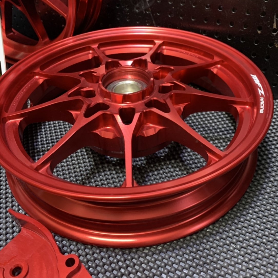 MFZ wheels combo kit for DIO50 red color - 8