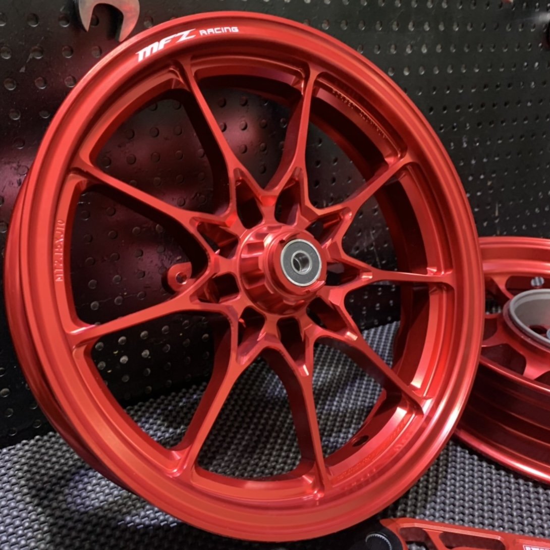 MFZ wheels combo kit for DIO50 red color - 7