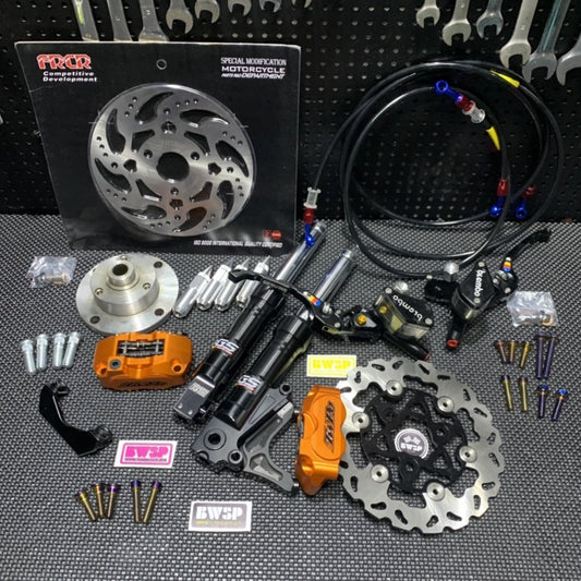 Disk brake kit for Honda Ruckus Gy6