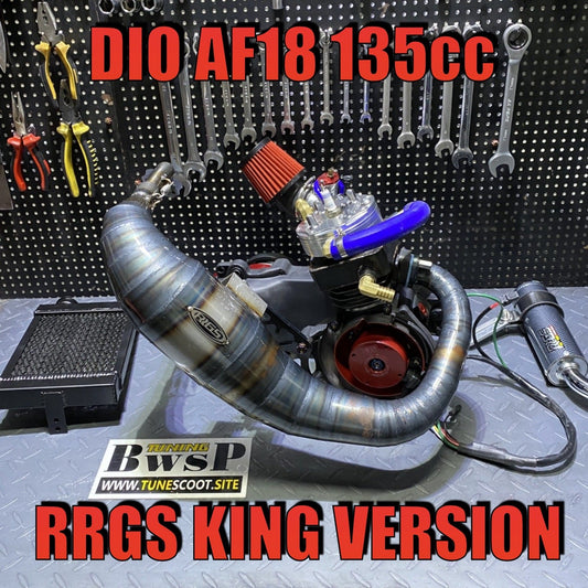 Dio50 engine 135cc "King scorpio" water cooling Rrgs