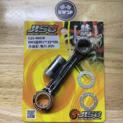 Connecting rod for Honda DIO50 Af18 Jiso G21-06-018 17*22*93L 53.4mm crankshaft - 2