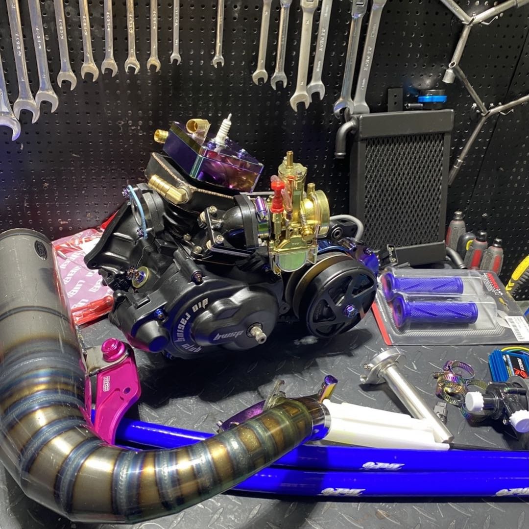 Engine kit 125cc for Dio50 AF18 water cooling "Butterfly""