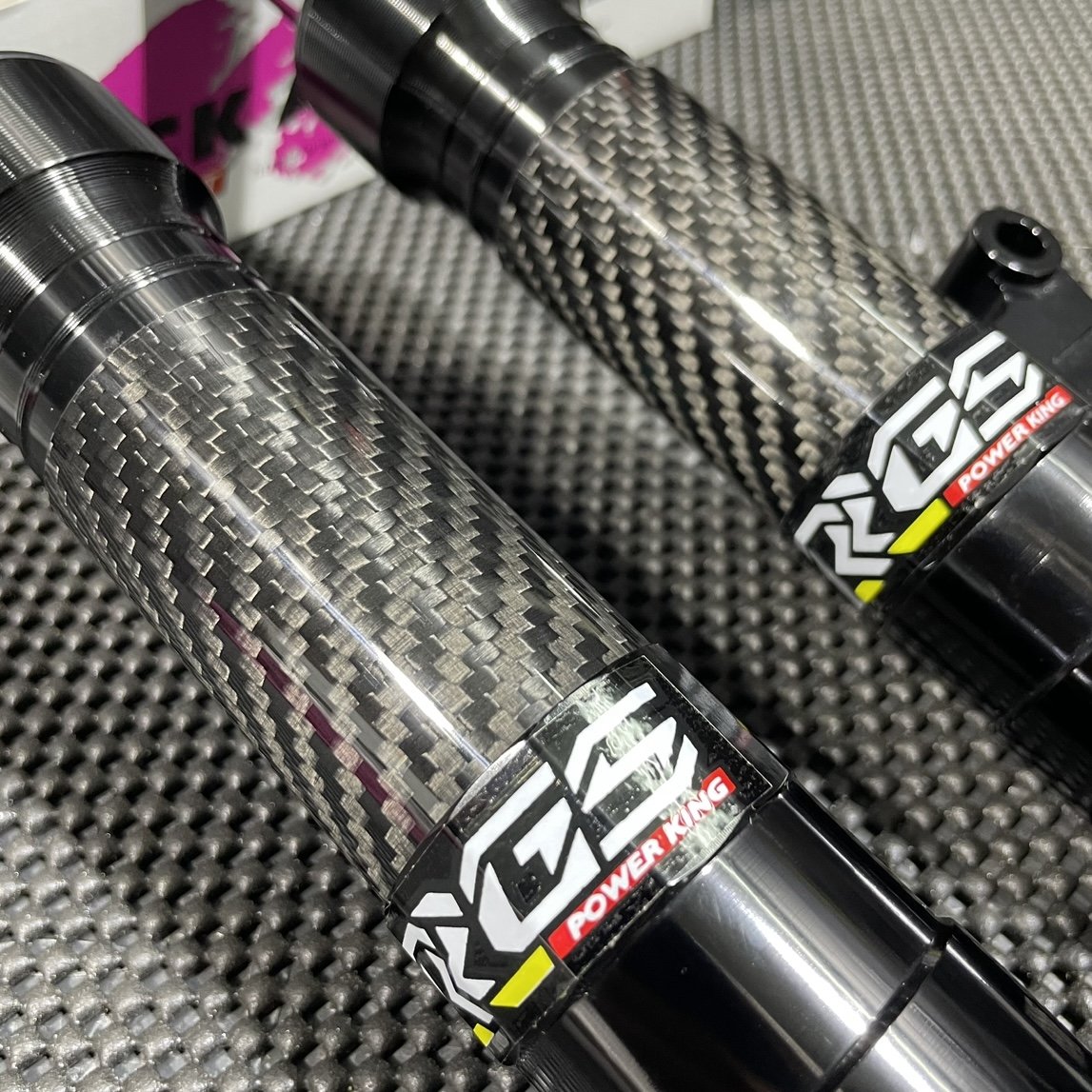 Front forks 340mm for DIO50 RRGS carbon style - 5