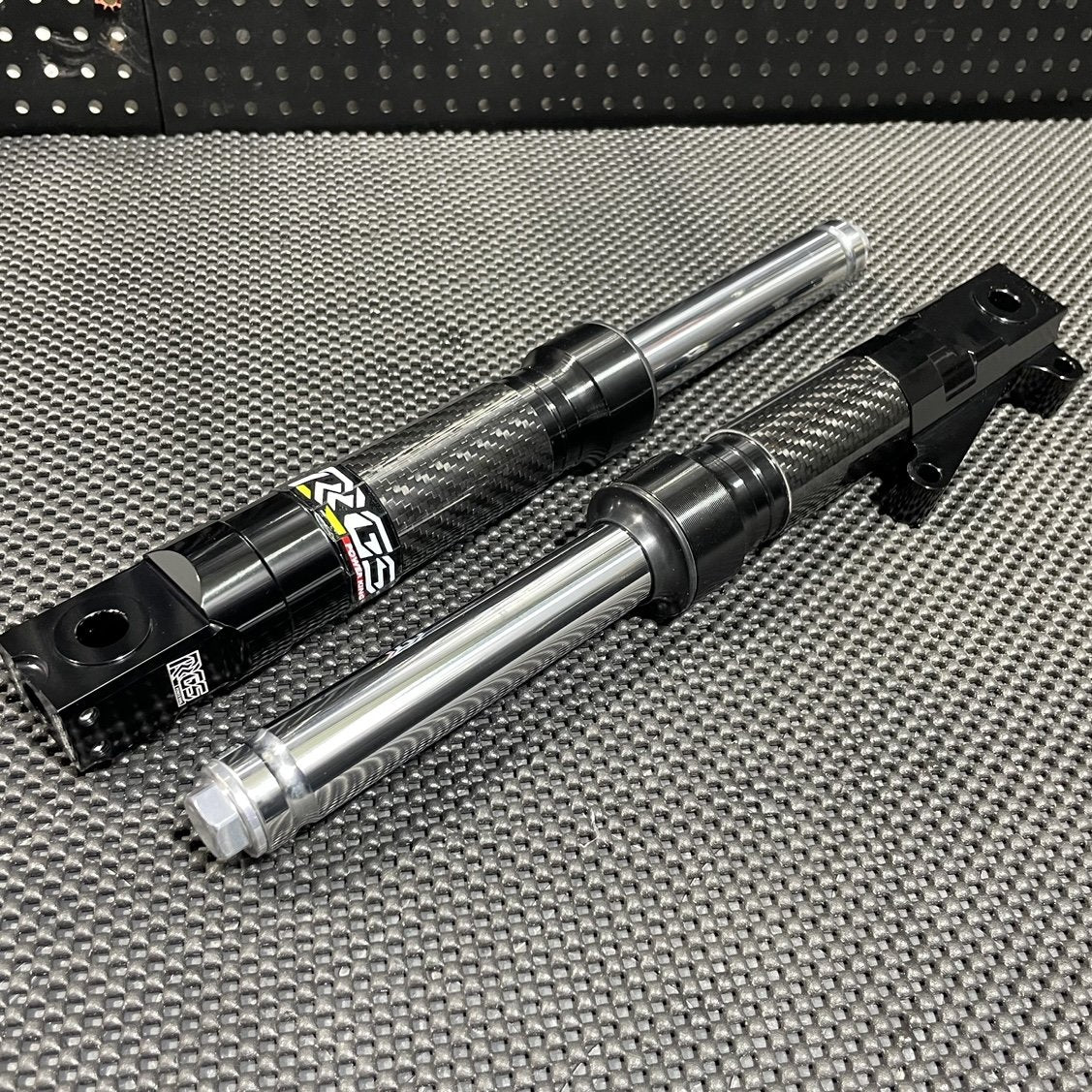 Front forks 340mm for DIO50 RRGS carbon style - 3