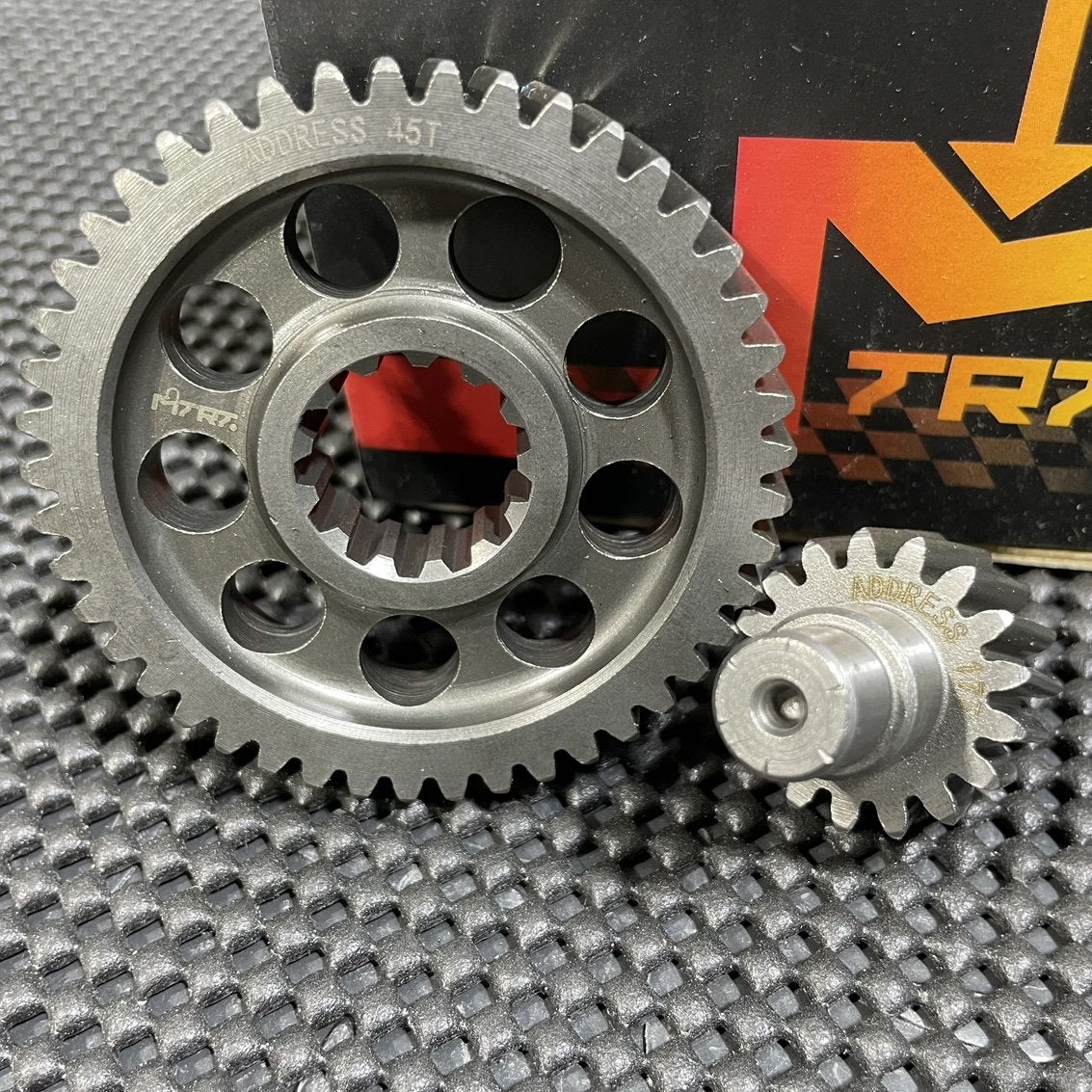 Secondary gears 17-45T Address V125 MTRT racing transmission set