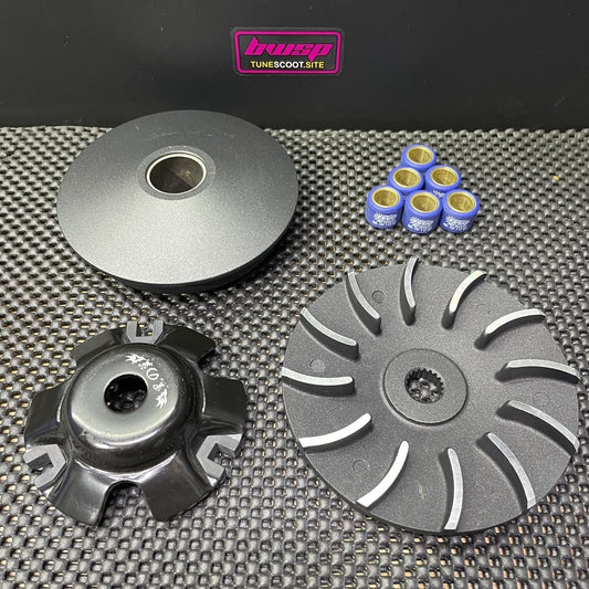 Forged variator kit for Ruckus Gy6-150 with 115mm drive face