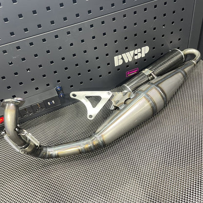 Exhaust pipe for Bws100 4VP V8 with carbon fiber tube - 2