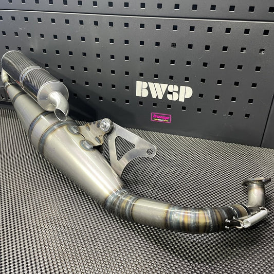 Exhaust pipe for Bws100 4VP V8 with carbon fiber tube