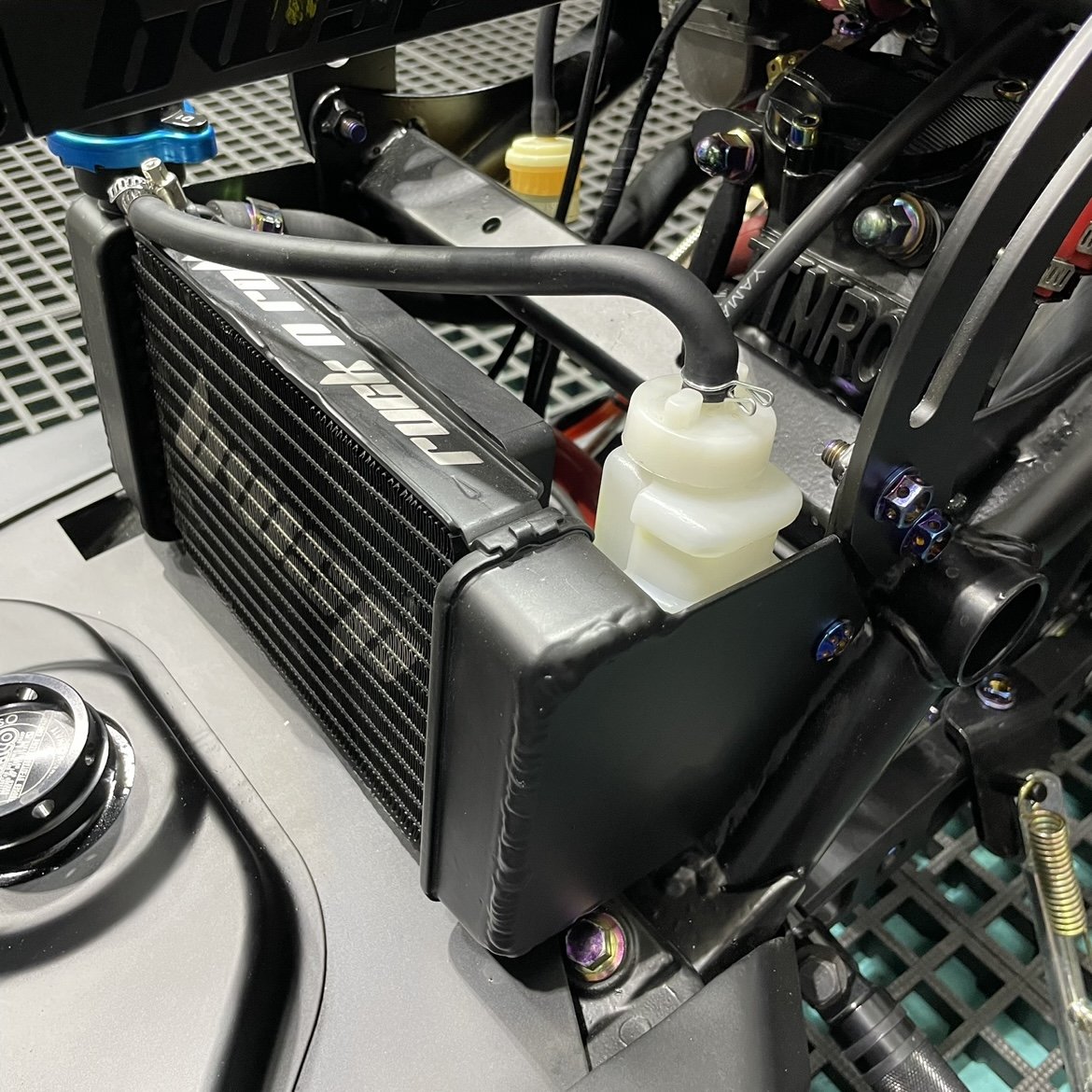 Water cooling kit for Honda Ruckus complete with radiator - 10