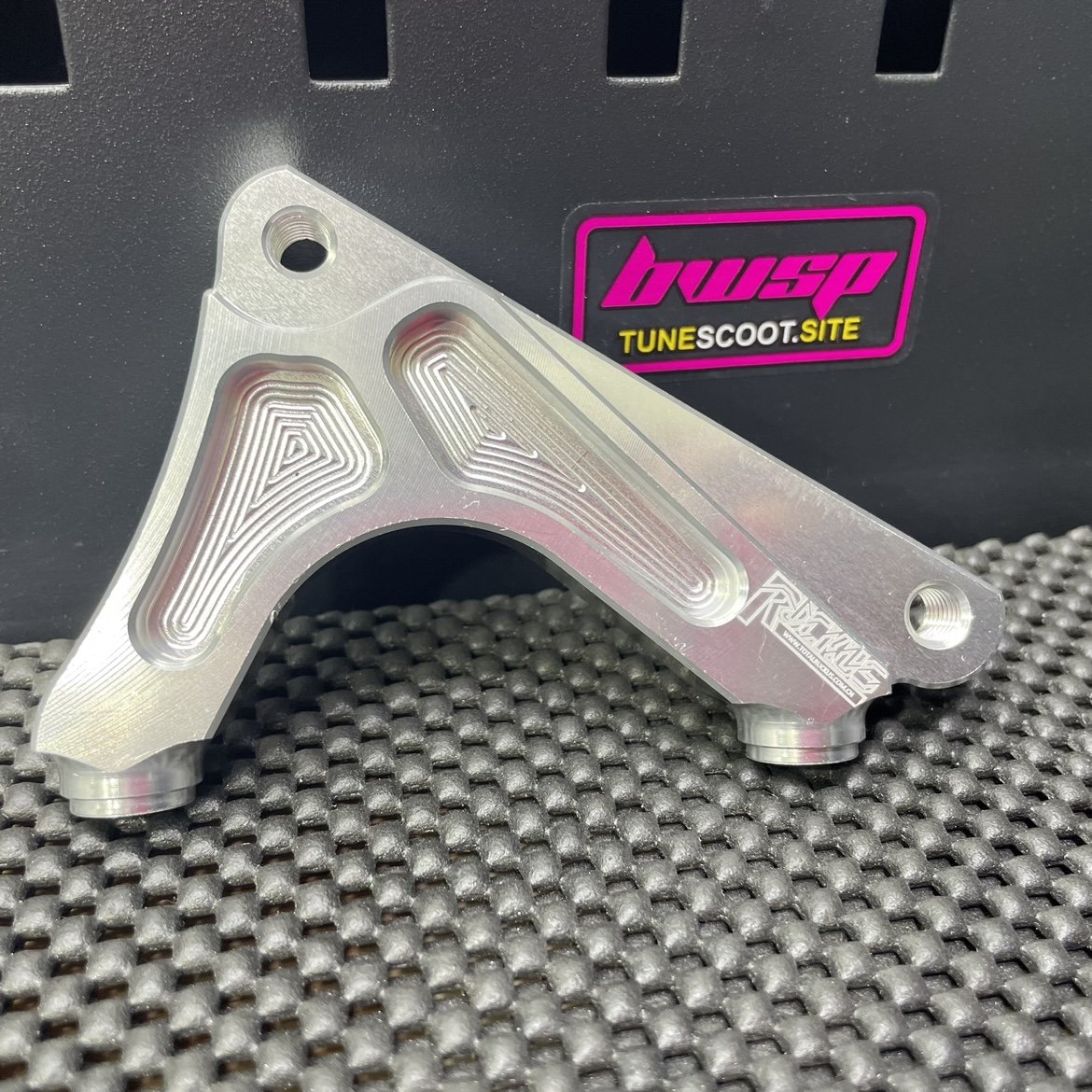 Bracket for Ruckus 4 piston brake caliper billet adapter - 3