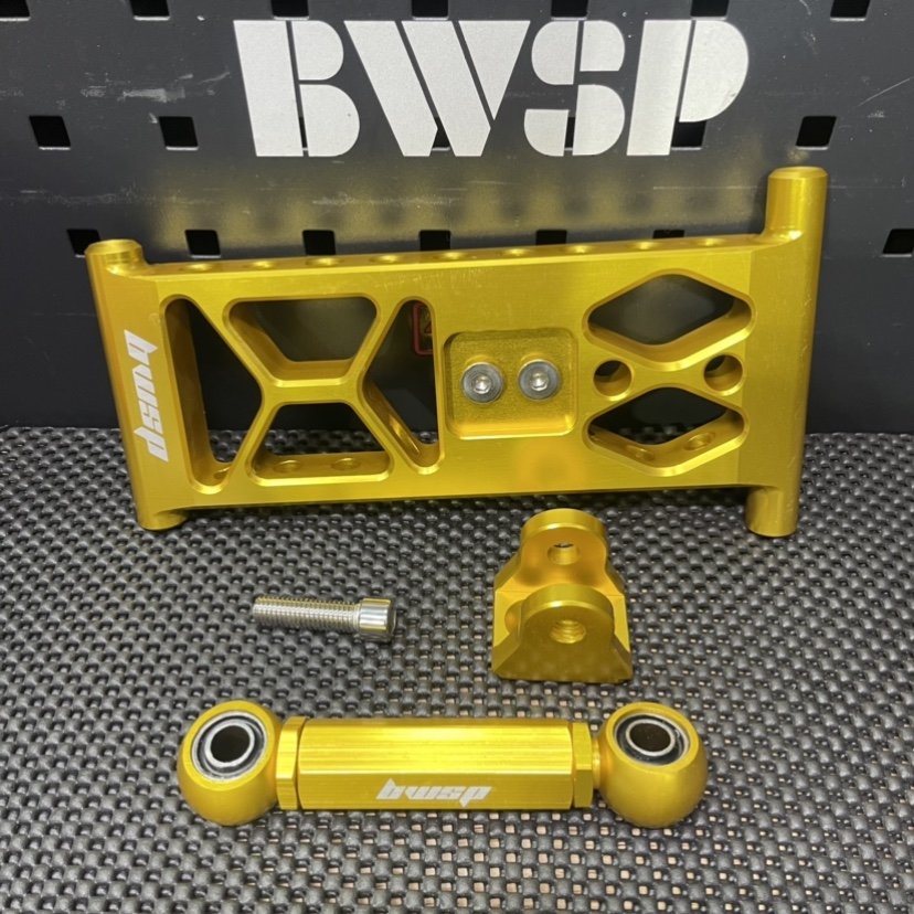 Dio50 Af18 frame extension 5cm billet stretch mount kit BWSP - 9