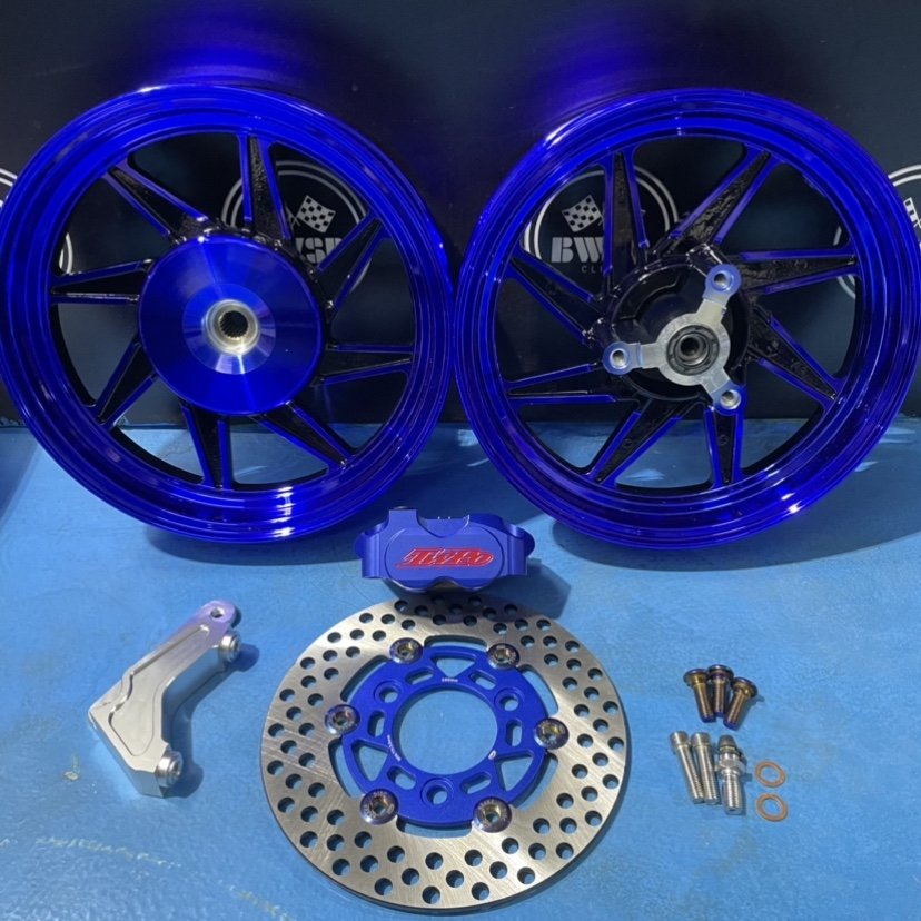 Rims set DIO50 with 200mm disk brake kit