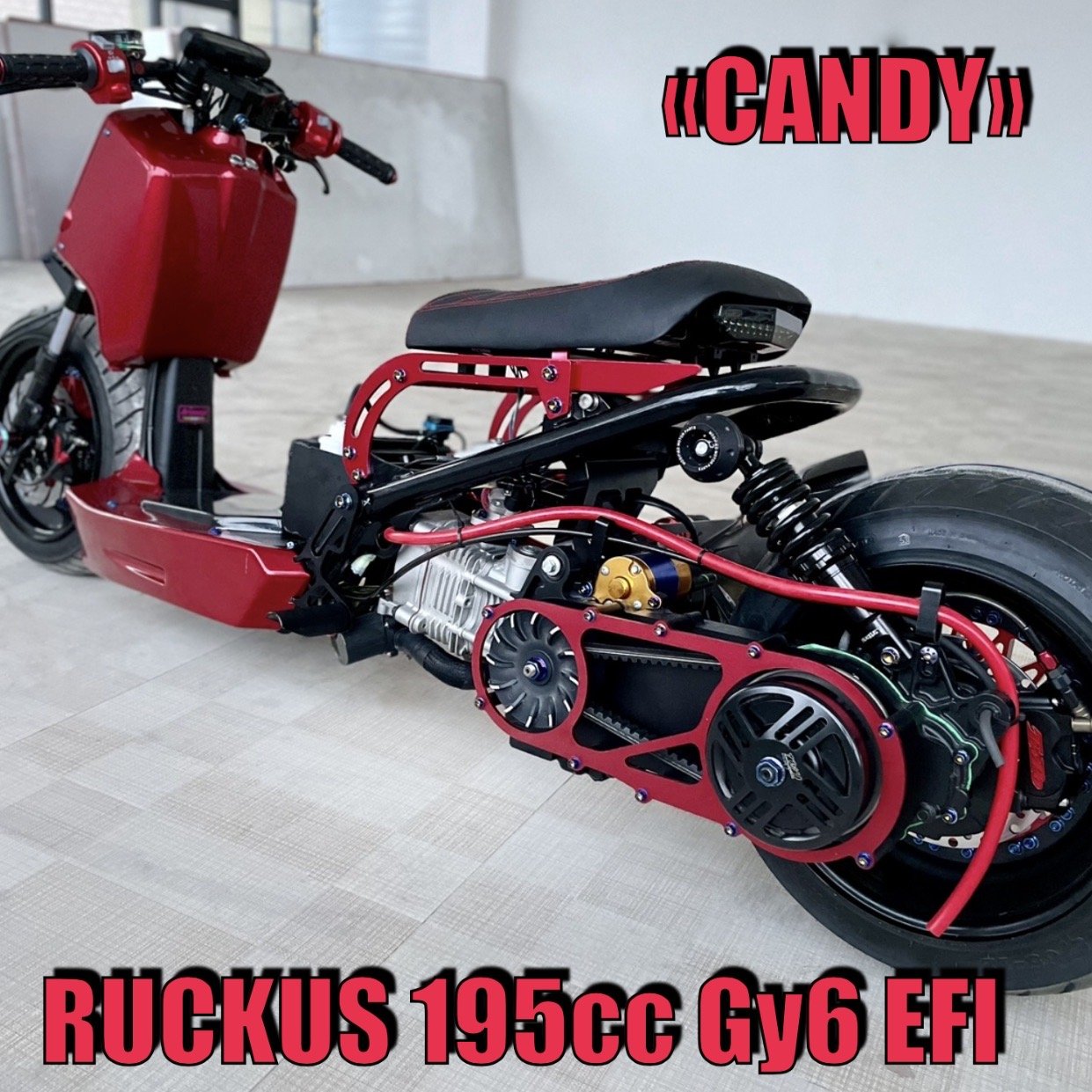 Ruckus 195cc "CANDY" version EFI four valves water cooling - 1