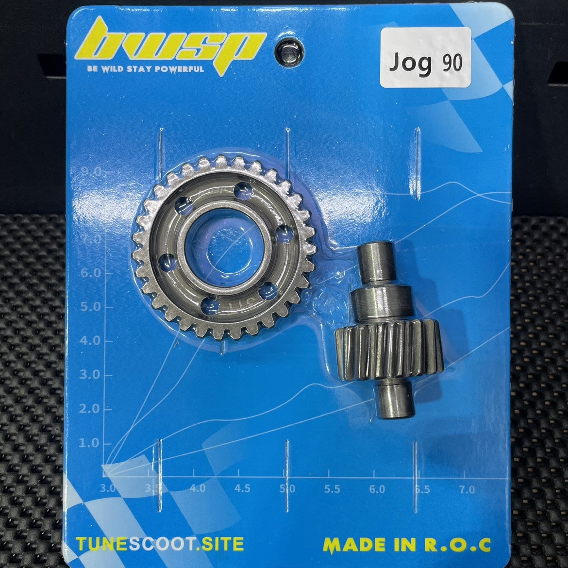 Secondary gears for Jog90 3WF BWSP racing transmission